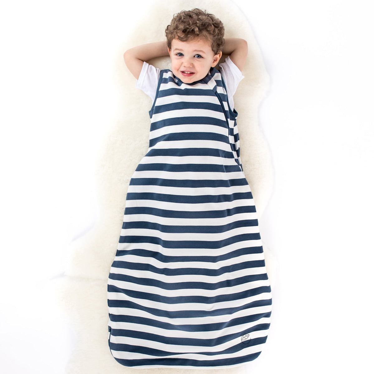 Ecolino® Organic Cotton Classic Baby Sleep Bag or Sack, Deep Blue